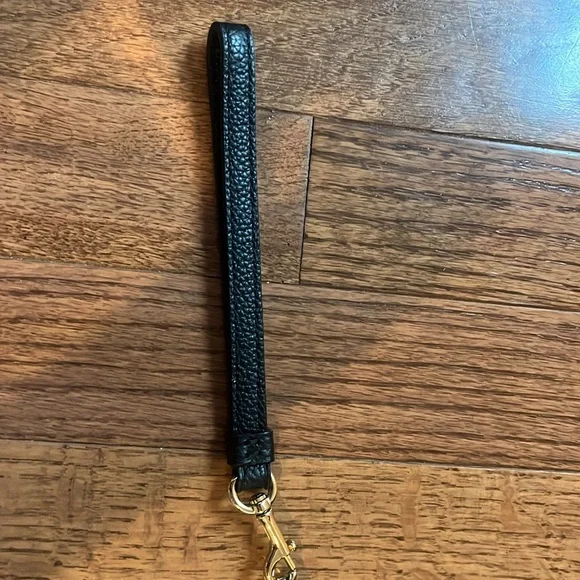 Coach wristlet, black leather - Picture 3 of 8